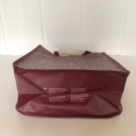 LULULEMON LARGE REUSABLE SHOPPING TOTE BAG - Picture 6 of 7